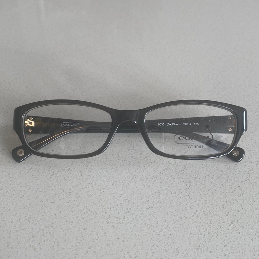 Coach dark olive frame